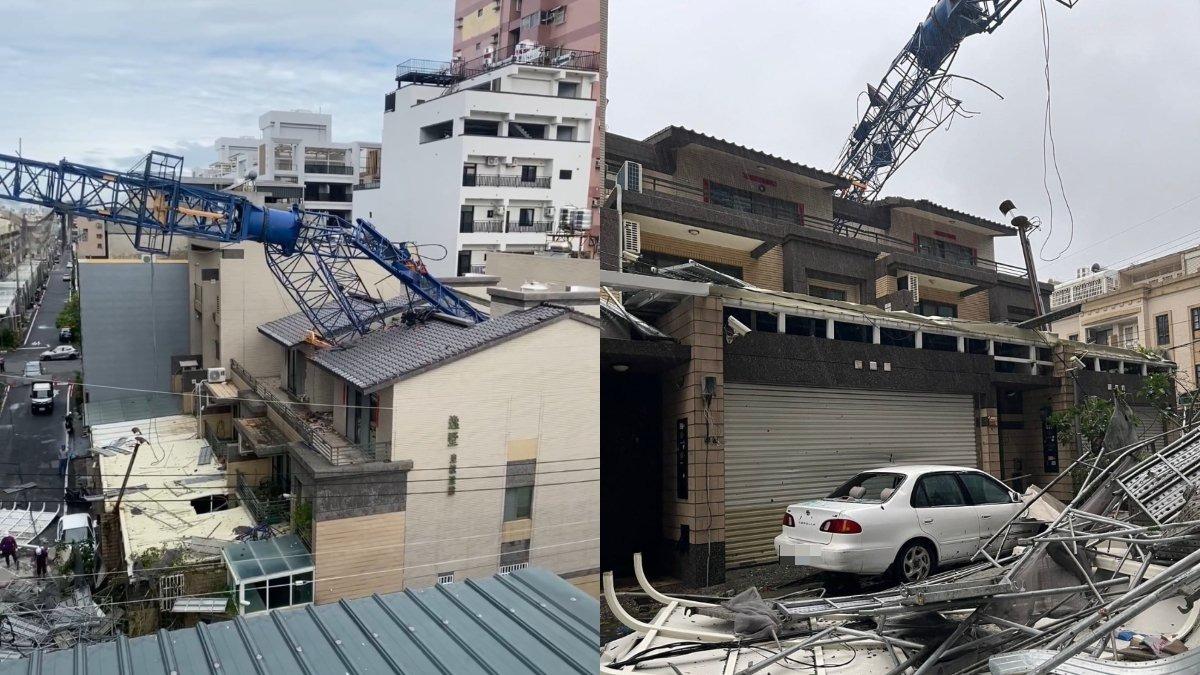 屏東爆工安意外!建案天車倒塌「砸爆民宅」 屋主:有家回不得