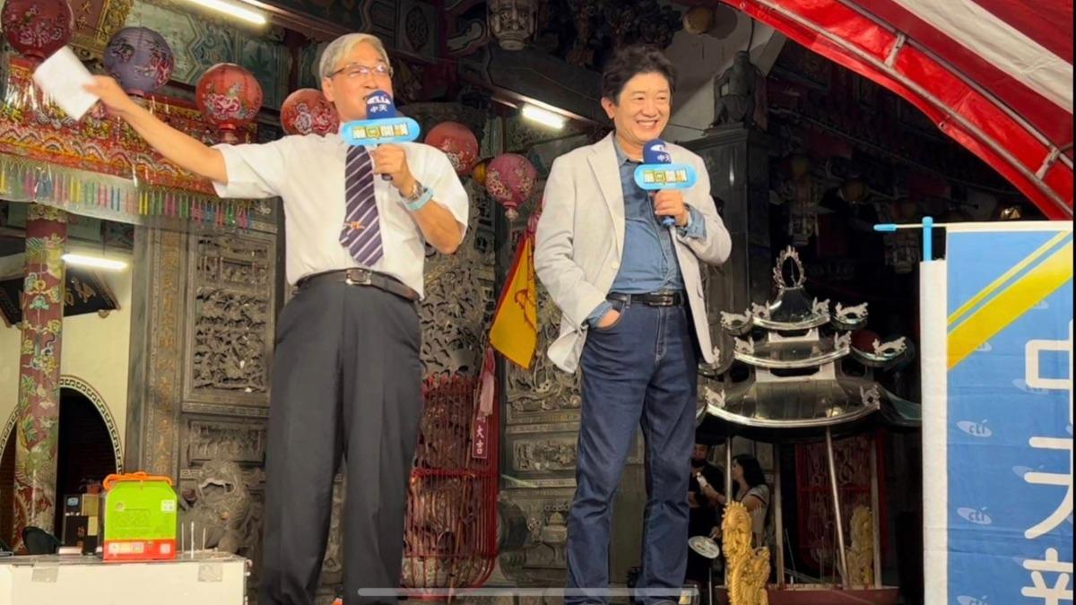 張友驊曾多次為彭華幹南下助講。(圖/翻攝自旺世代包打聽臉書)