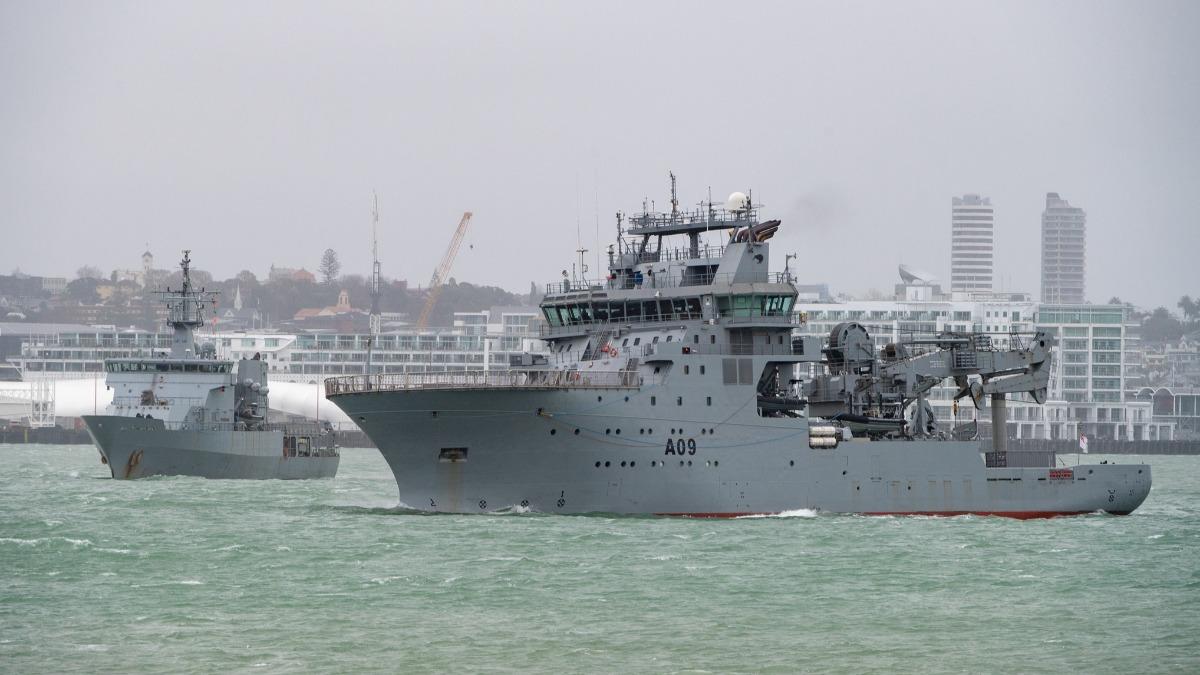 耗資20億打造　紐西蘭軍艦意外起火沉沒、75人平安獲救