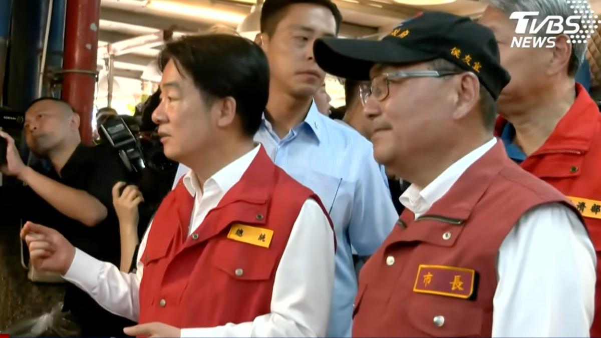金山老街勘災 賴清德再同台侯友宜:我和市長來幫忙大家