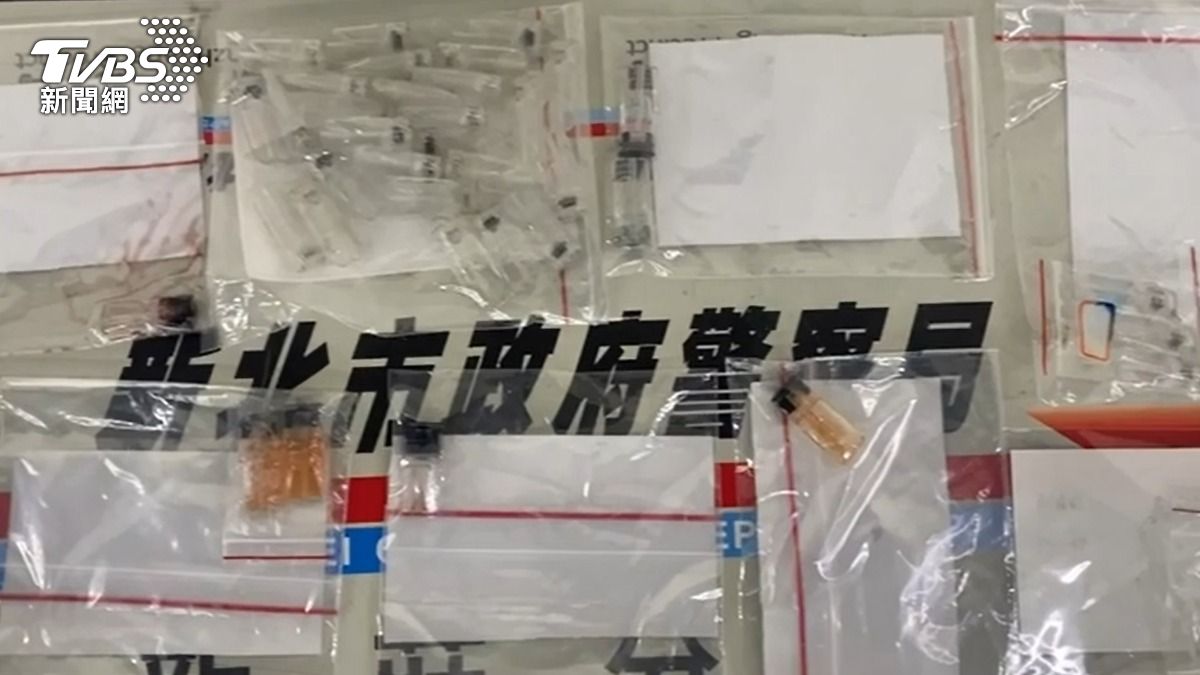 新莊警方今年1至9月已查獲販賣依托咪酯類案件95件114人，並查扣大量喪屍毒品。（圖／TVBS）