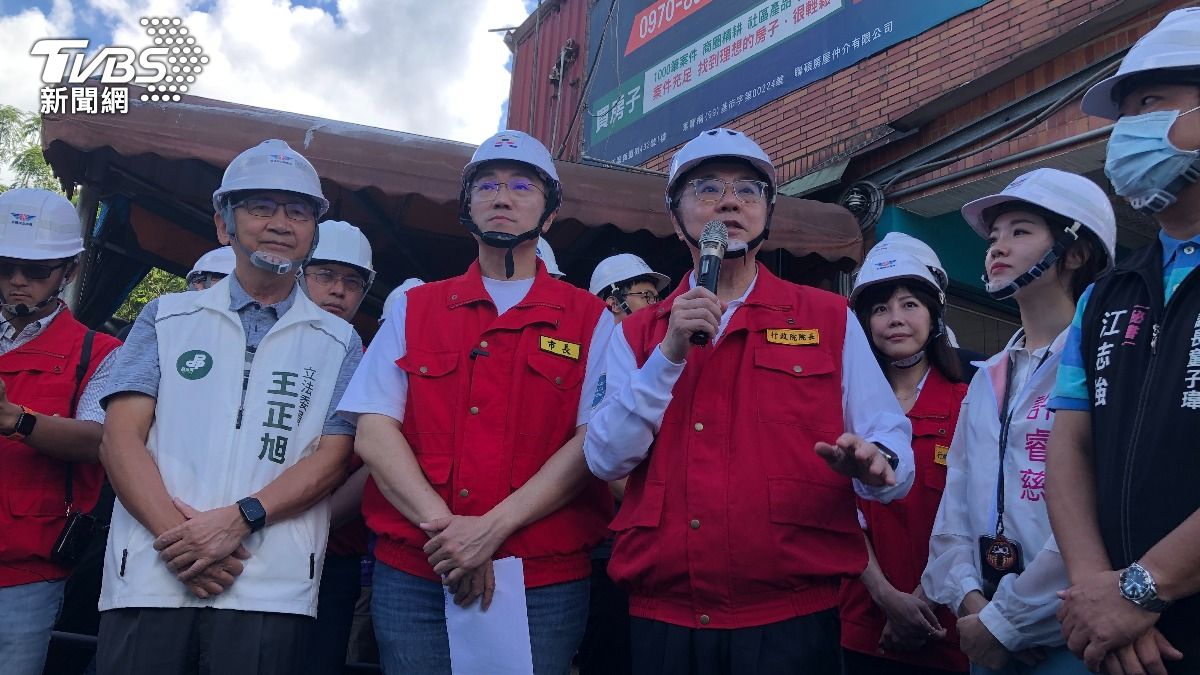 基隆新豐街大面積走山「遇經費問題」 卓榮泰勘災回應了