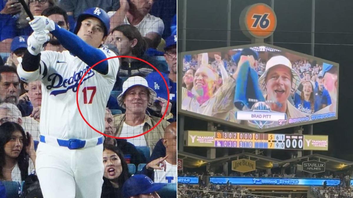 大谷背後有亮點!好萊塢大咖男星驚喜現身 超嗨為道奇應援
