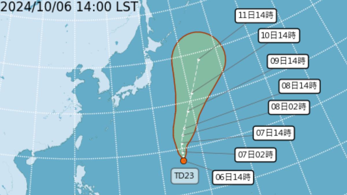 天氣/山陀兒才走!準颱風百里嘉恐週三生成 最新路徑曝