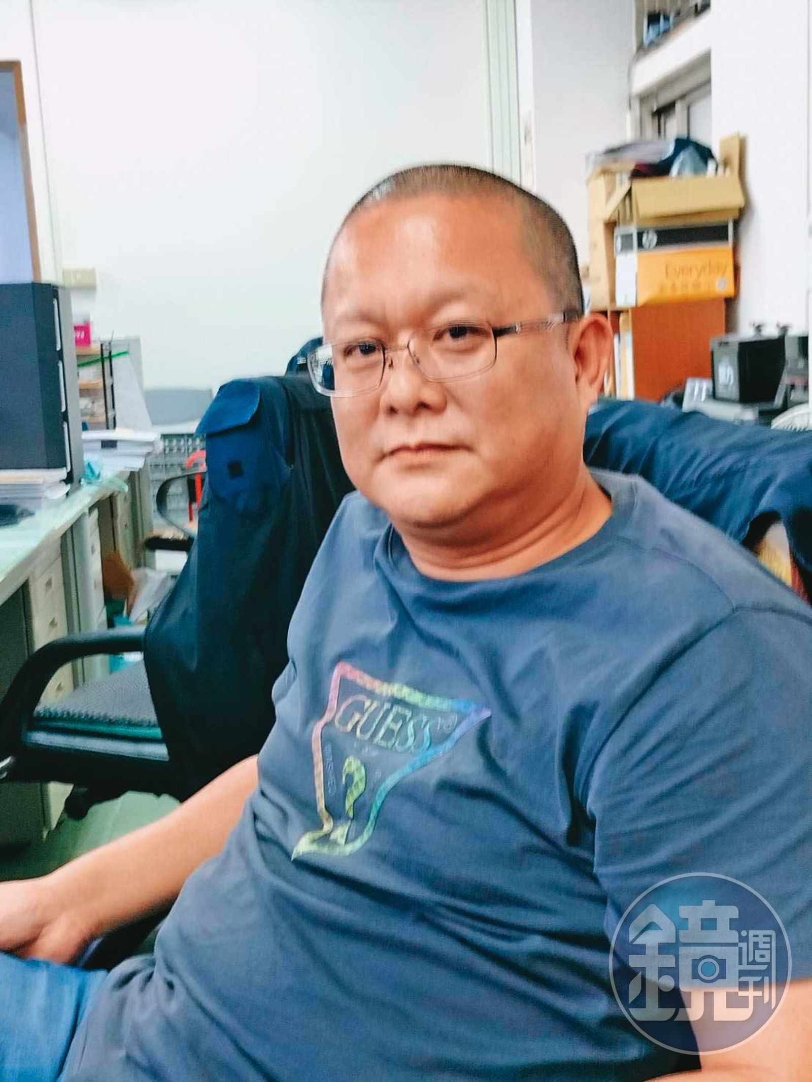 刑事小隊長詹捷州(圖)利用偵訊技巧,順利突破張鎮興的心防。(圖/鏡週刊)