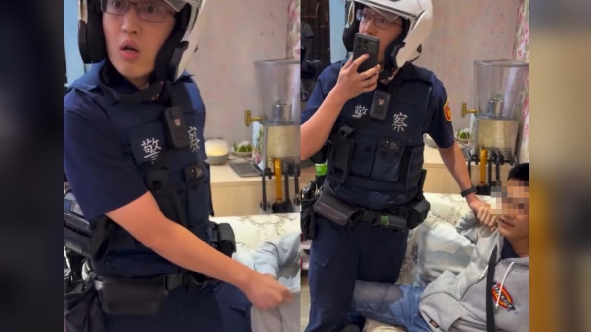 違規猴穿越馬路不服取締!差點被噴辣椒水 舅舅還在旁幫腔