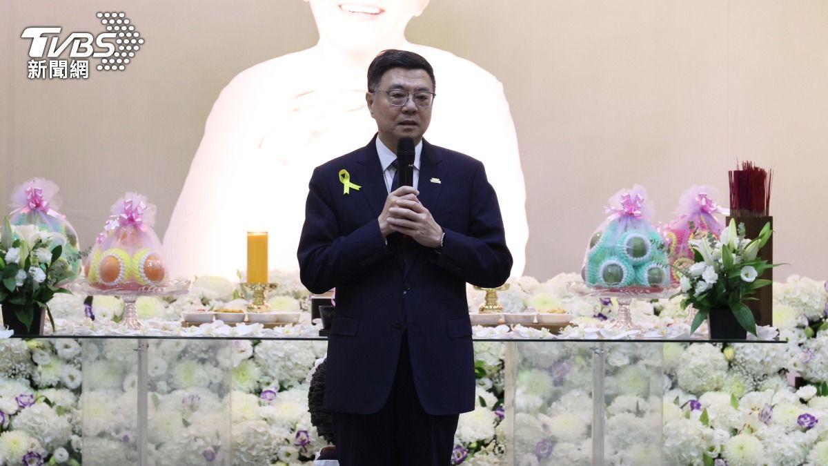 行政院長卓榮泰致謝詞。(圖/潘建樺攝)