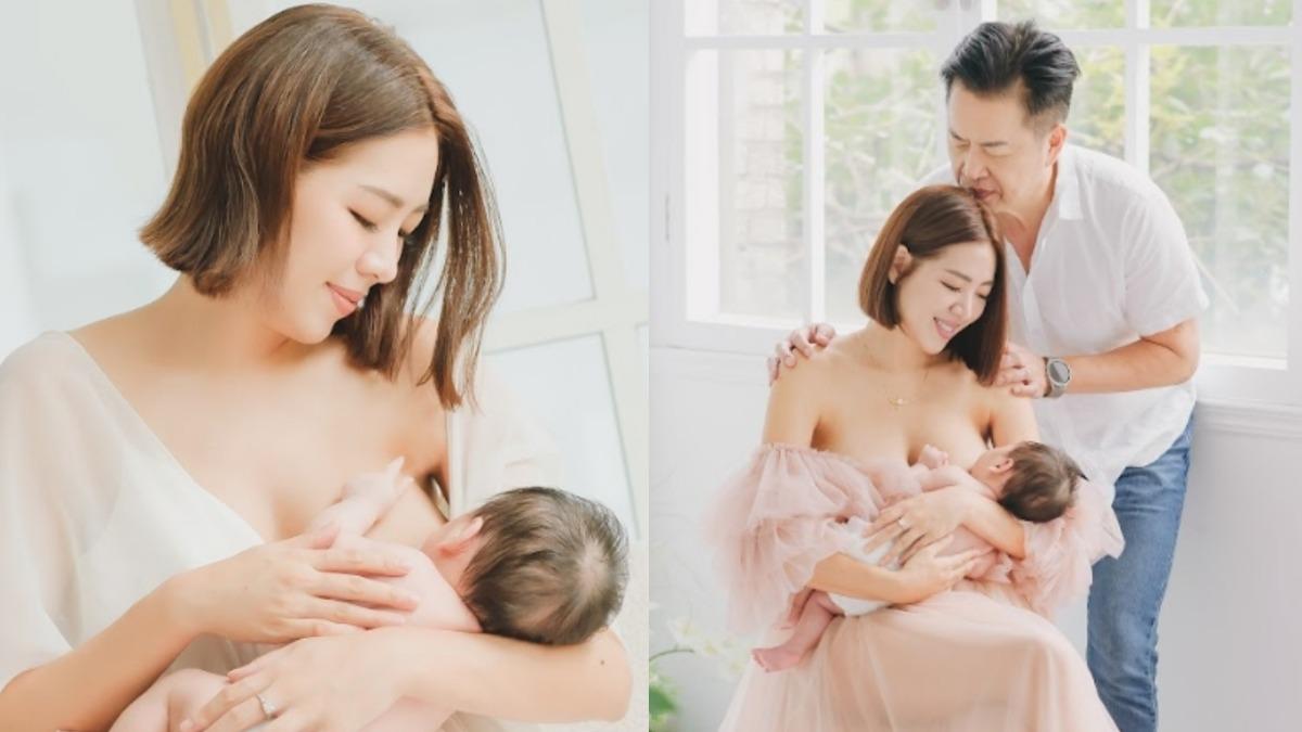 選美皇后劉伊心「哺乳寫真」噴母愛!真實身材現形 結婚7年當3寶媽