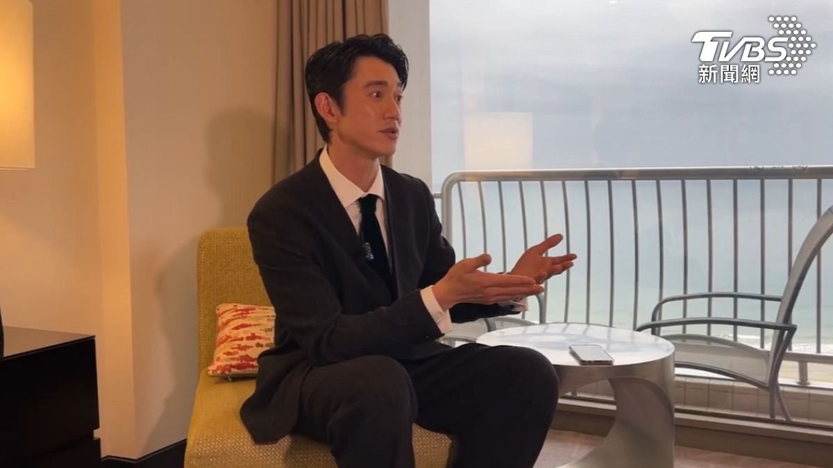吳慷仁難忘在殯儀館的重頭戲。(圖/TVBS)