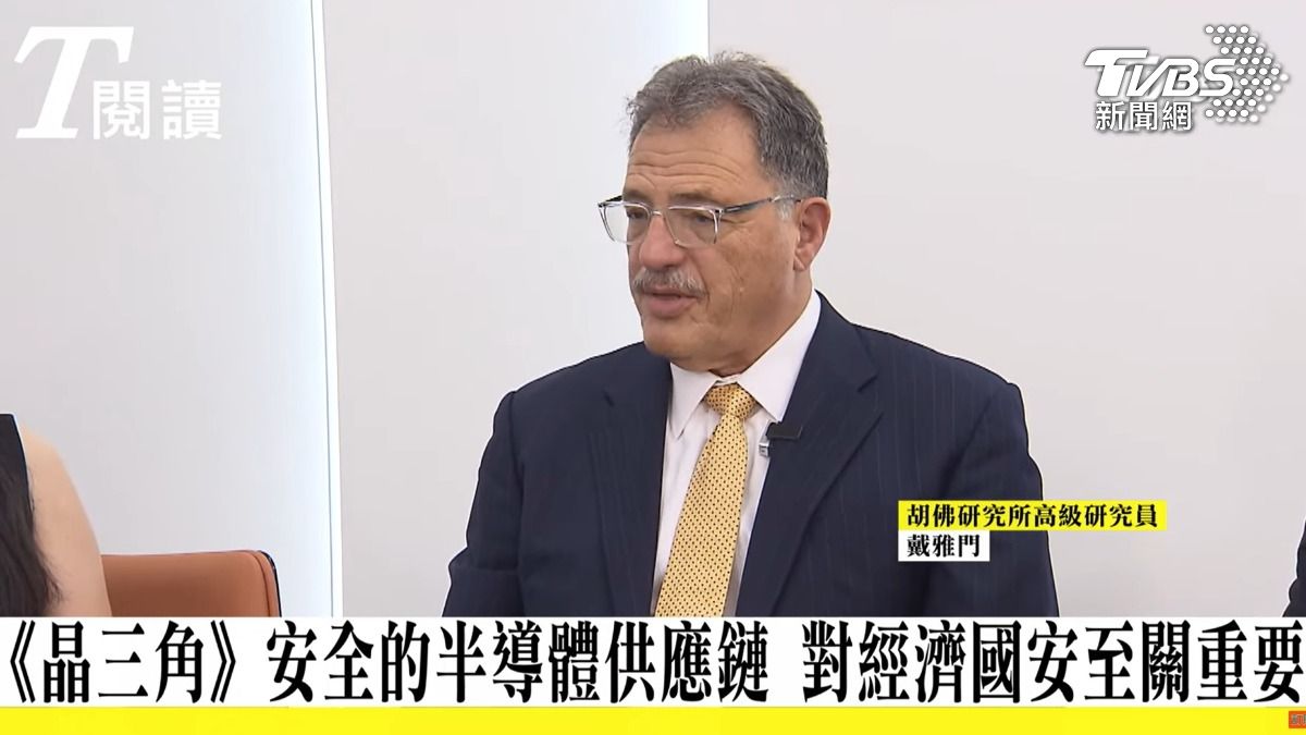 胡佛研究所高級研究員戴雅門(圖/TVBS提供)