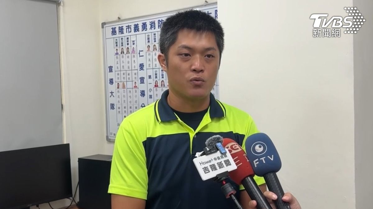 仁愛分隊小隊長詹能傑。(圖/TVBS)