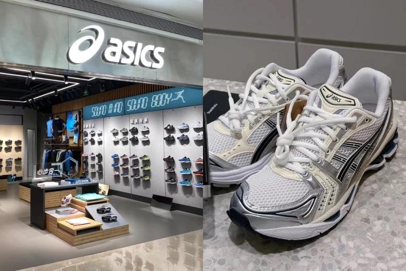 年輕人最愛球鞋品牌是ASICS。（圖／翻攝自小紅書@KK爱逛街💃、Barrieken）