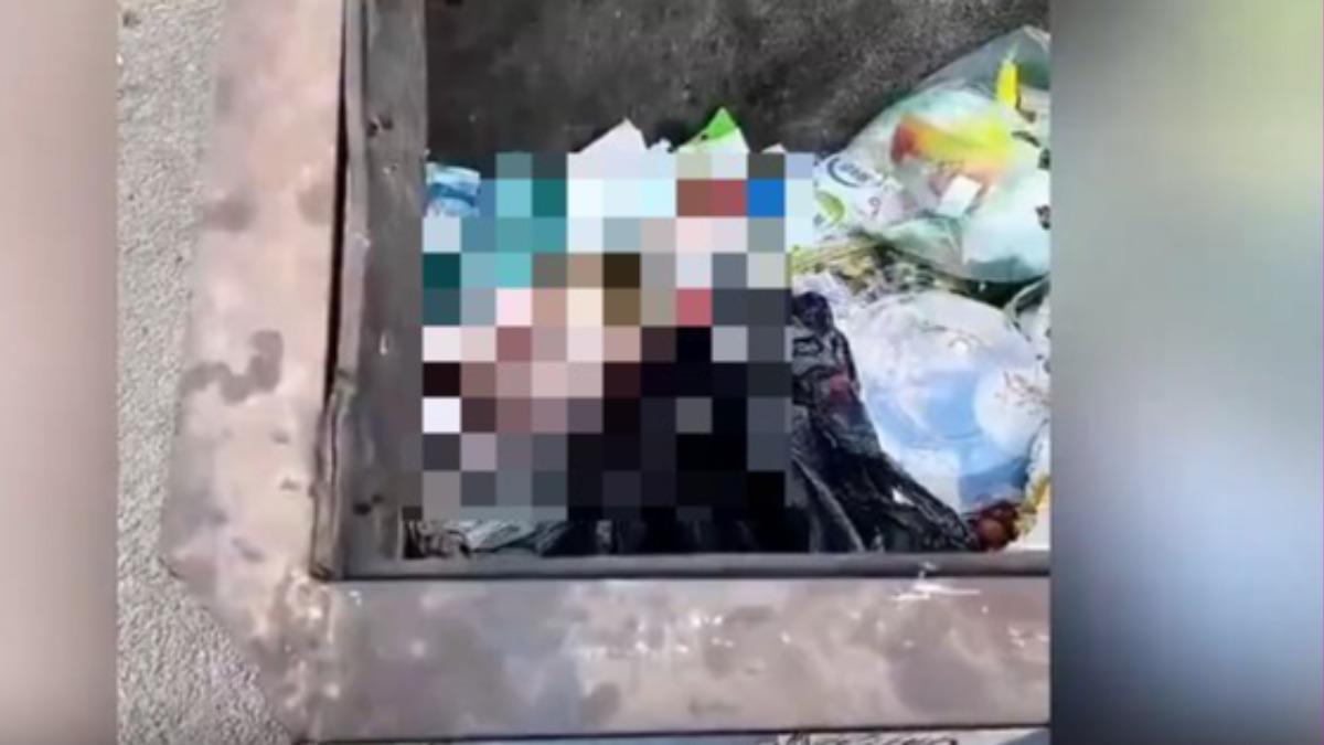 垃圾桶傳哭聲!一看「陸女嬰遭丟棄」 目擊民眾嚇瘋:臍帶還在