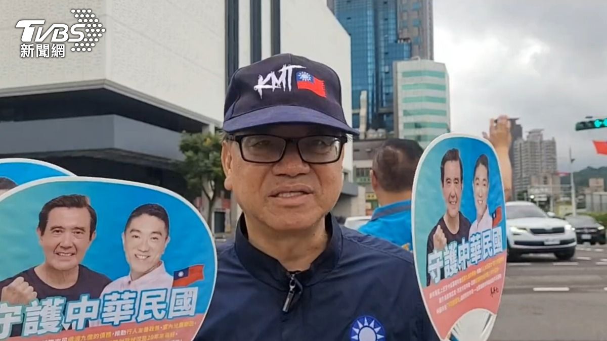 國民黨基隆市黨部主委吳國勝。(圖/TVBS)