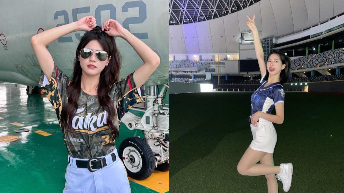台鋼Wing Stars林浠(左)、妡0(右)。(圖/取自林浠IG、妡0 IG)