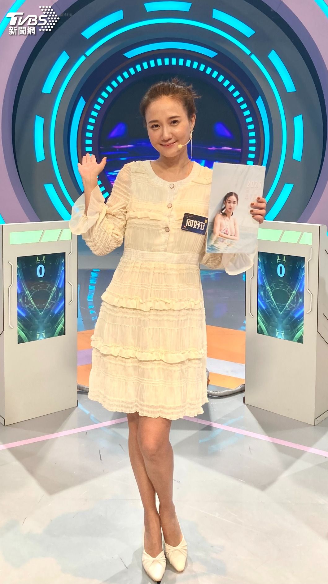 何妤玟透露原本是找梁赫群拍攝寫真桌曆,無奈對方臨時爽約。(圖/謝毅攝)