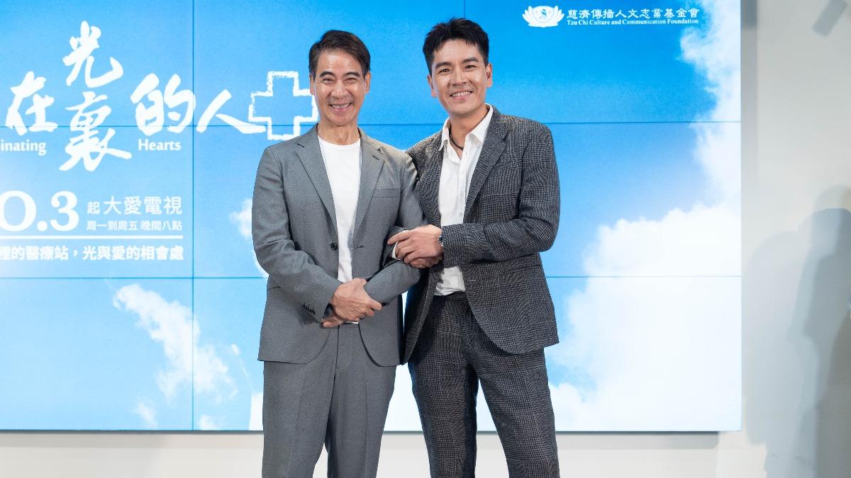 翁家明（左）、王傳一主演醫療劇。（圖／大愛提供）