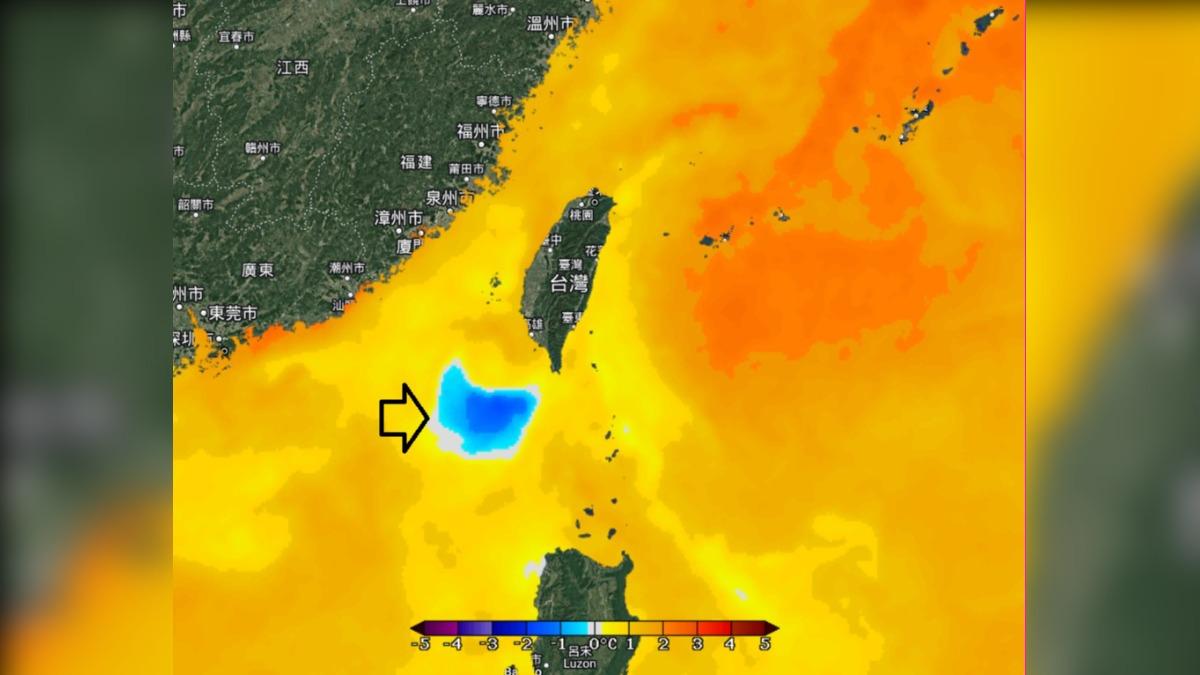 天氣/颱風山陀兒留「一團冷海水」!鄭明典驚呼:不會很快消失