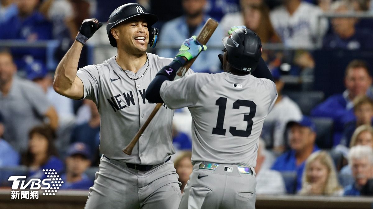 MLB季後賽/斯坦頓開轟貢獻2打點 洋基1分險勝皇家聽牌