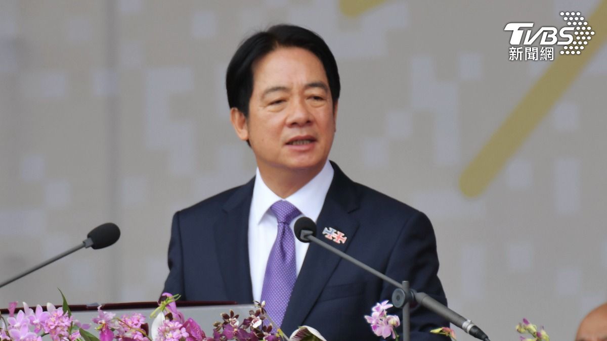 總統賴清德致詞。（圖／胡瑞麒攝）