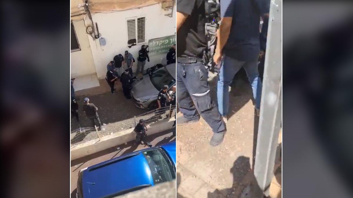 以色列哈代拉發生隨機砍殺路人恐攻,兇手沿途襲擊造成6人受傷。(圖/翻攝自X @theinformant_x)