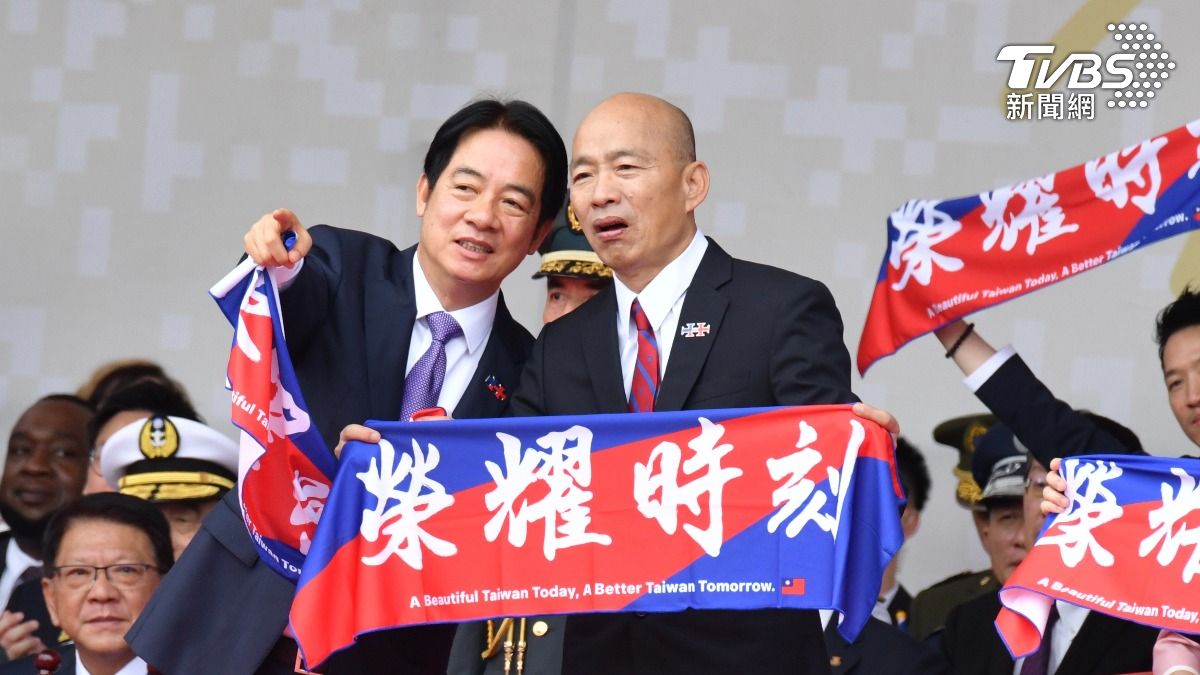 國慶OOTD!賴清德又打最愛「紫領帶」蕭美琴黑西裝藏驚喜巧思