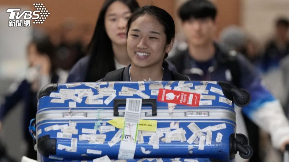 獲得巴黎奧運女單金牌、現任世界球后的南韓選手安洗瑩。(圖/達志影像美聯社)