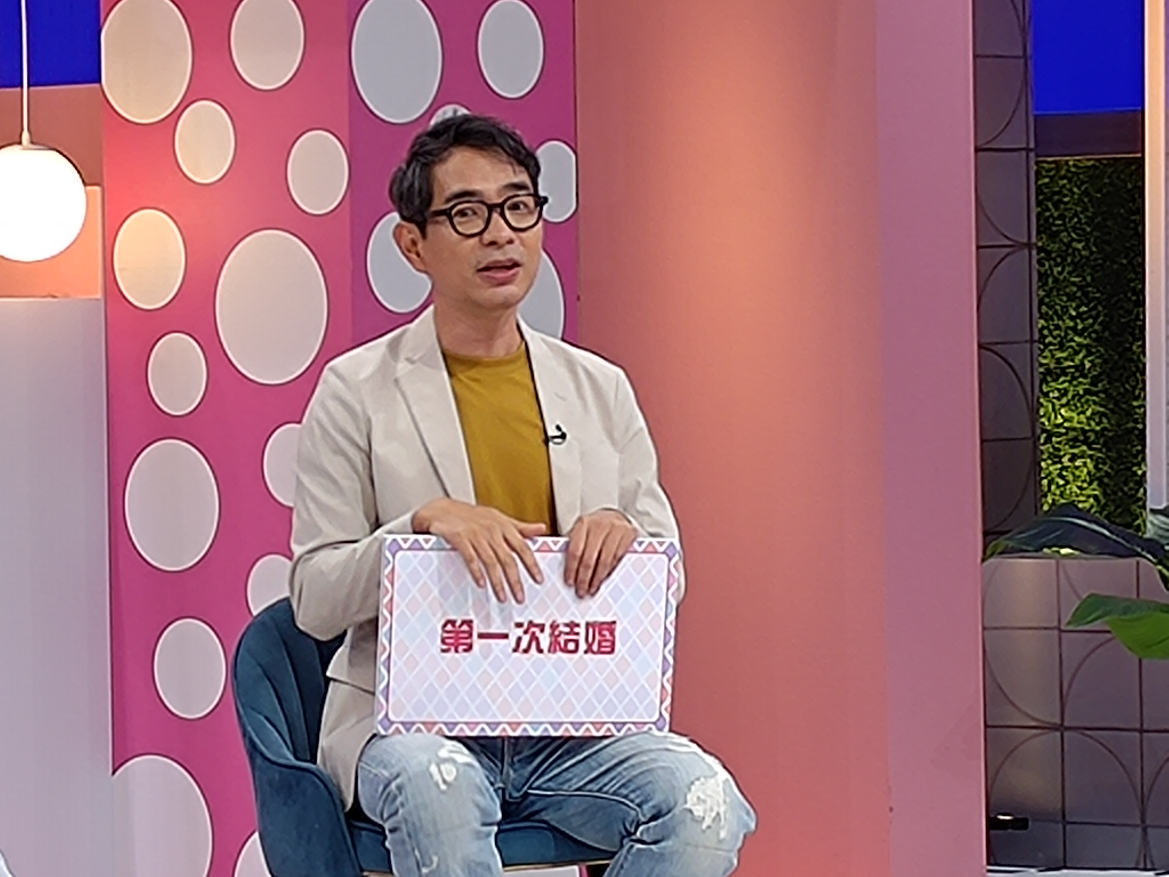 謝其文跟老婆到日本玩,竟把對方弄丟。(圖/大愛提供)