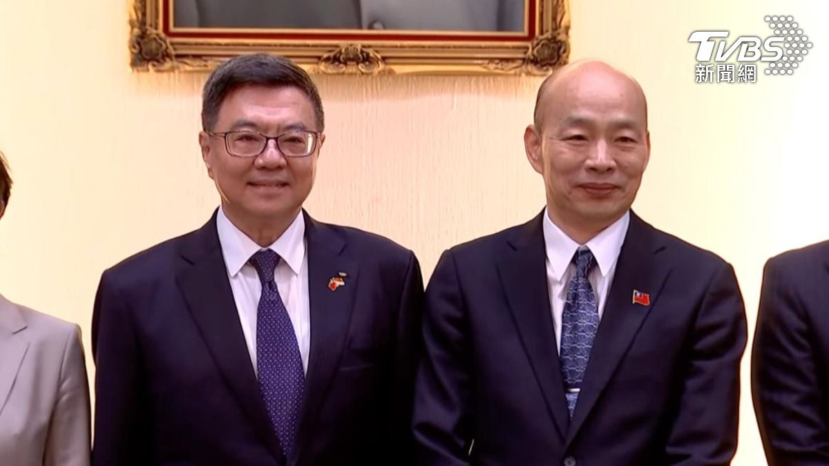 立法院長韓國瑜、行政院長卓榮泰。(圖/TVBS資料照)