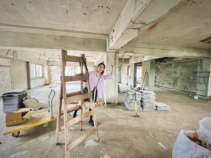 趙小僑透露新家正在裝潢。（圖／翻攝自趙小僑臉書）