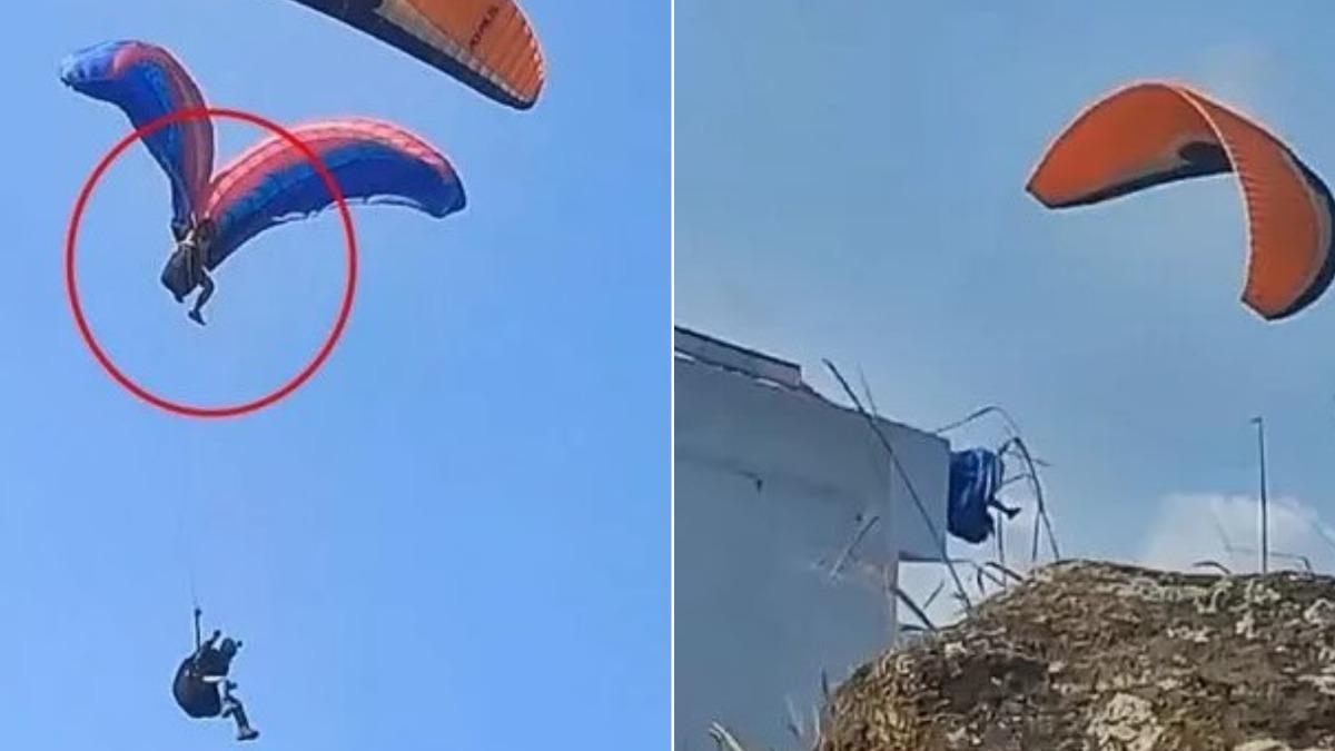 有片/巴西男玩滑翔傘 繩索「半空交纏」失控墜地慘死