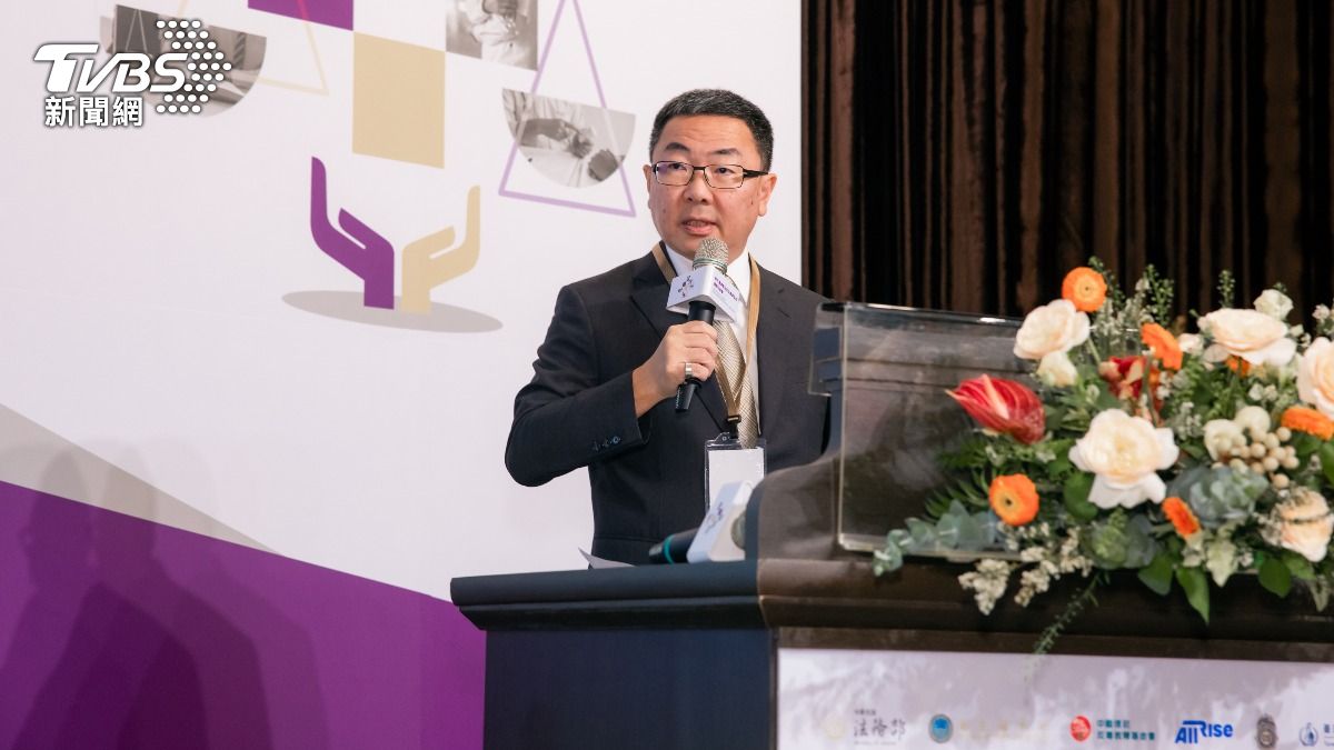 行政院政務委員林明昕。(圖/台灣毒品處遇政策研究學會提供)