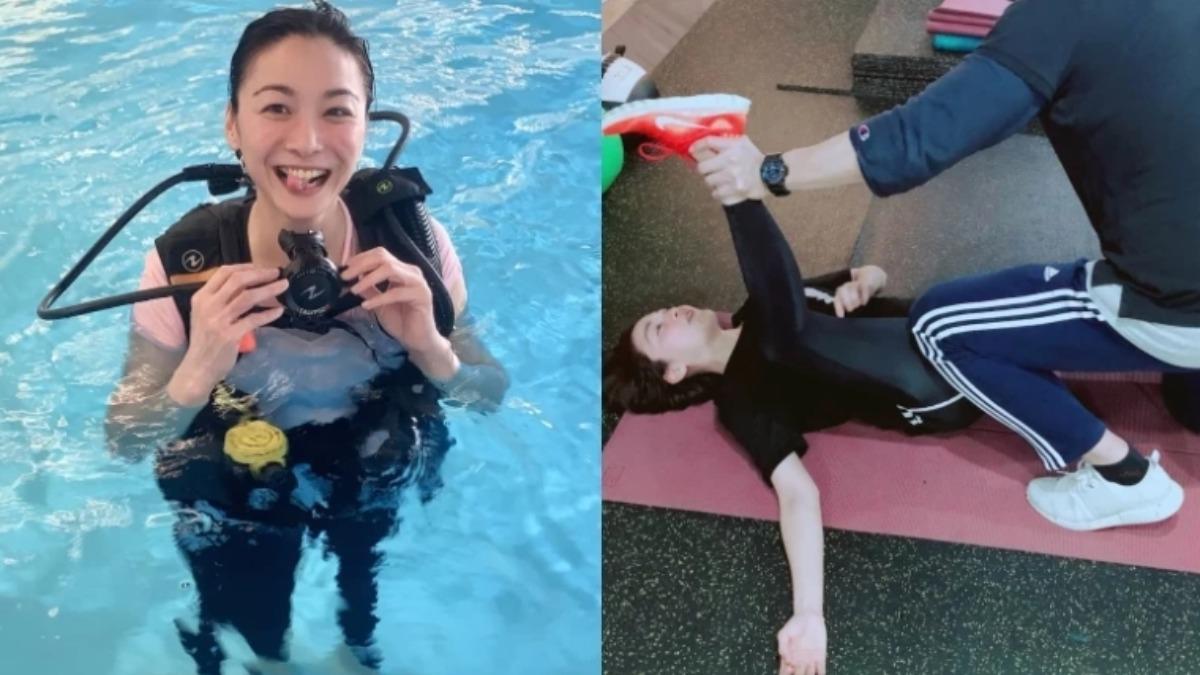 江祖平強調運動前的拉筋能有效放鬆肌肉,也能緊緻肌膚。(圖/翻攝自江祖平IG)