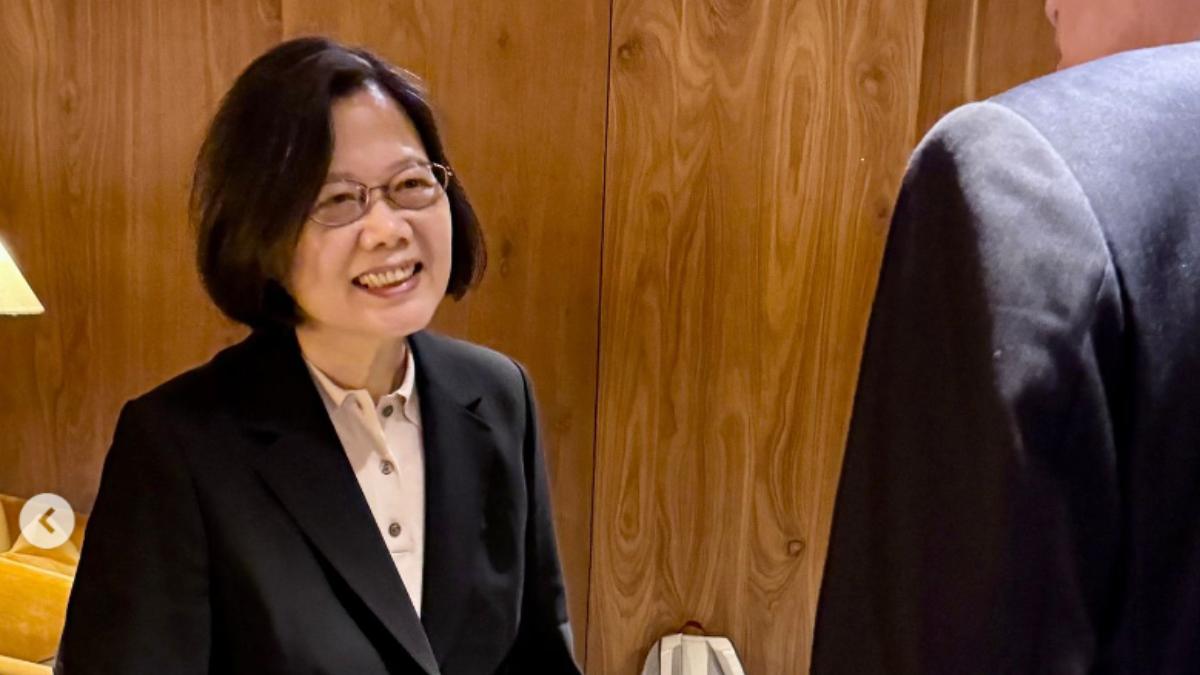 卸任後首出訪!蔡英文桃機啟程訪歐 「分享台灣民主經驗」
