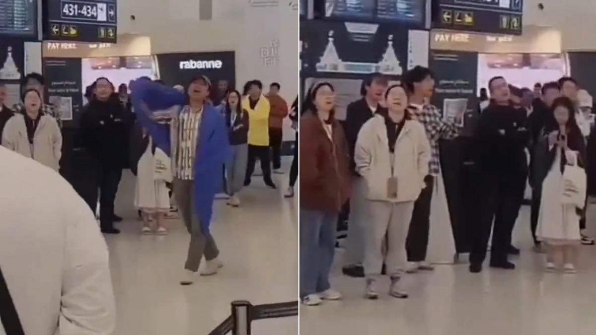 狠起來自己都罵!陸客機場齊喊「滾回中國」 外國人全看傻
