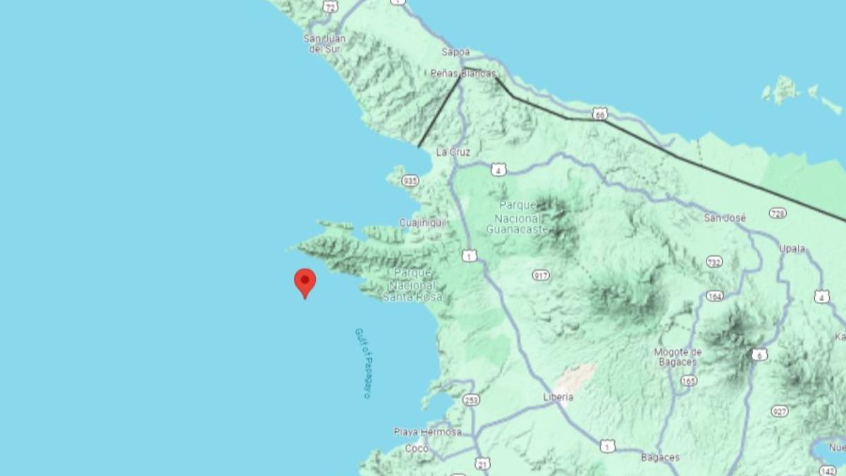 哥斯大黎加近海規模6.2地震 暫無重大傷亡災損通報