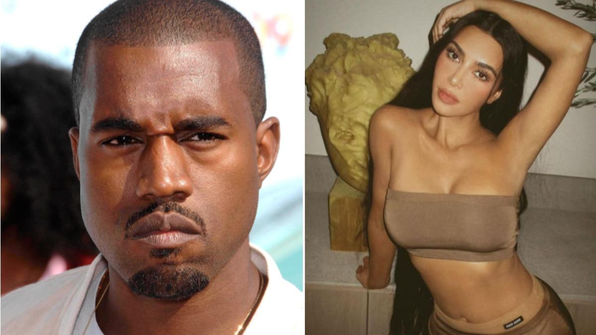 肯爺與前妻金卡戴珊(圖右)。(圖/達志影像美聯社、翻攝自 IG kimkardashian)
