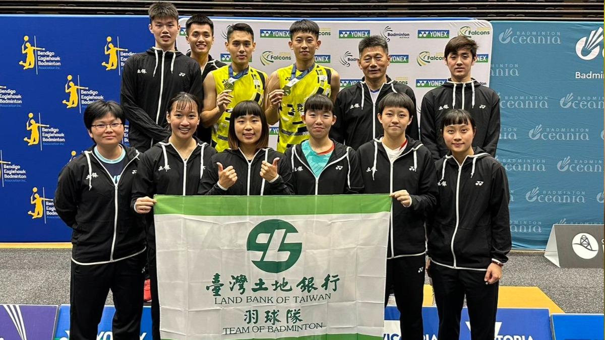 台灣選手大展光芒！澳洲班迪戈國際羽球賽勇奪「2金3銀」