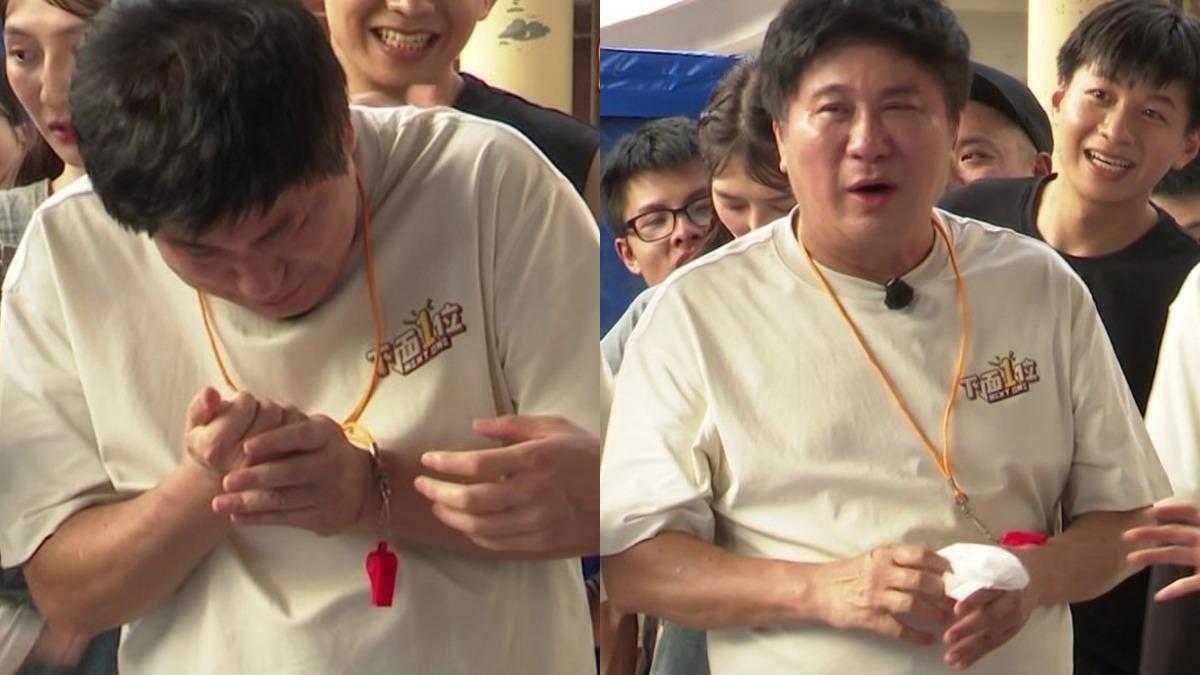 胡瓜「我死了算了」錄影爆意外! 突然遭砸痛到表情扭曲