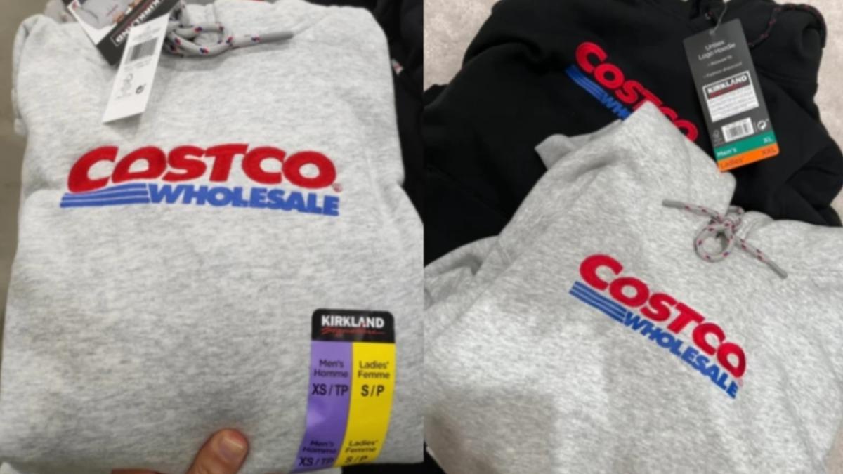 Costco好市多推出自家的「LOGO帽踢」。（圖／翻攝自小紅書＠琪小疯）