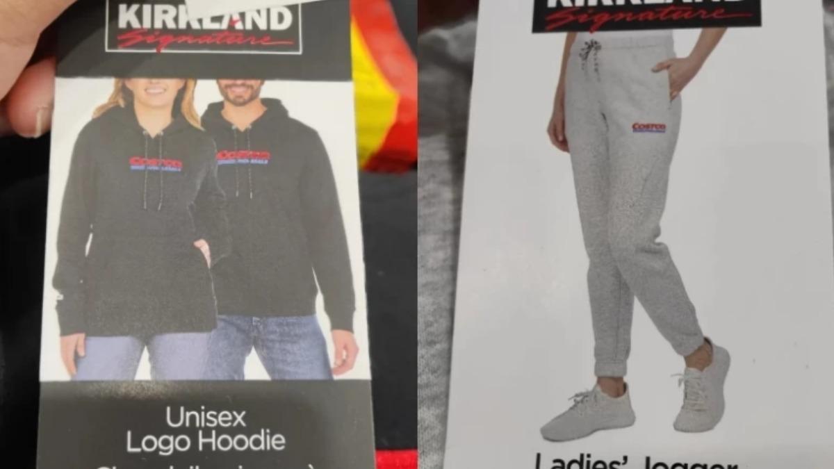 Costco Logo系列還包含沒有帽子的大學踢及棉褲。（圖／翻攝自小紅書＠琪小疯）