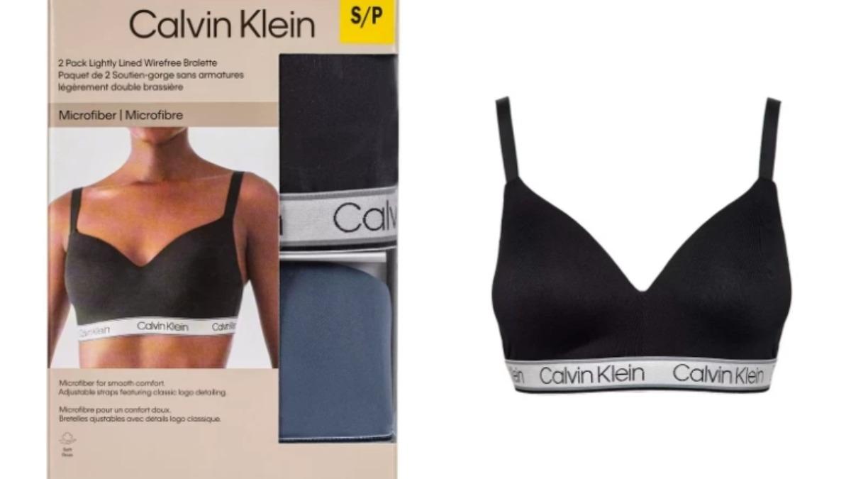 Calvin Klein女無鋼圈內衣兩入組受網友好評。（圖／翻攝自COSTCO官網）