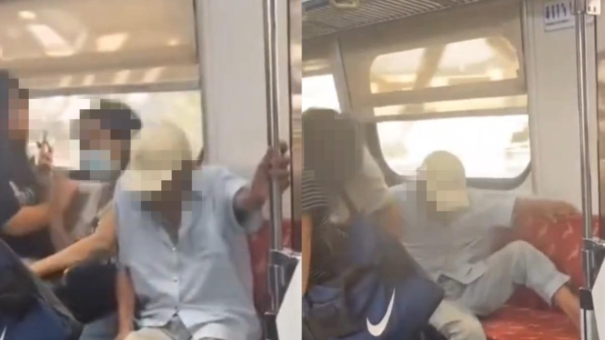 博愛座又爆衝突!台中伯霸占2椅 肉身硬卡還出手推婦
