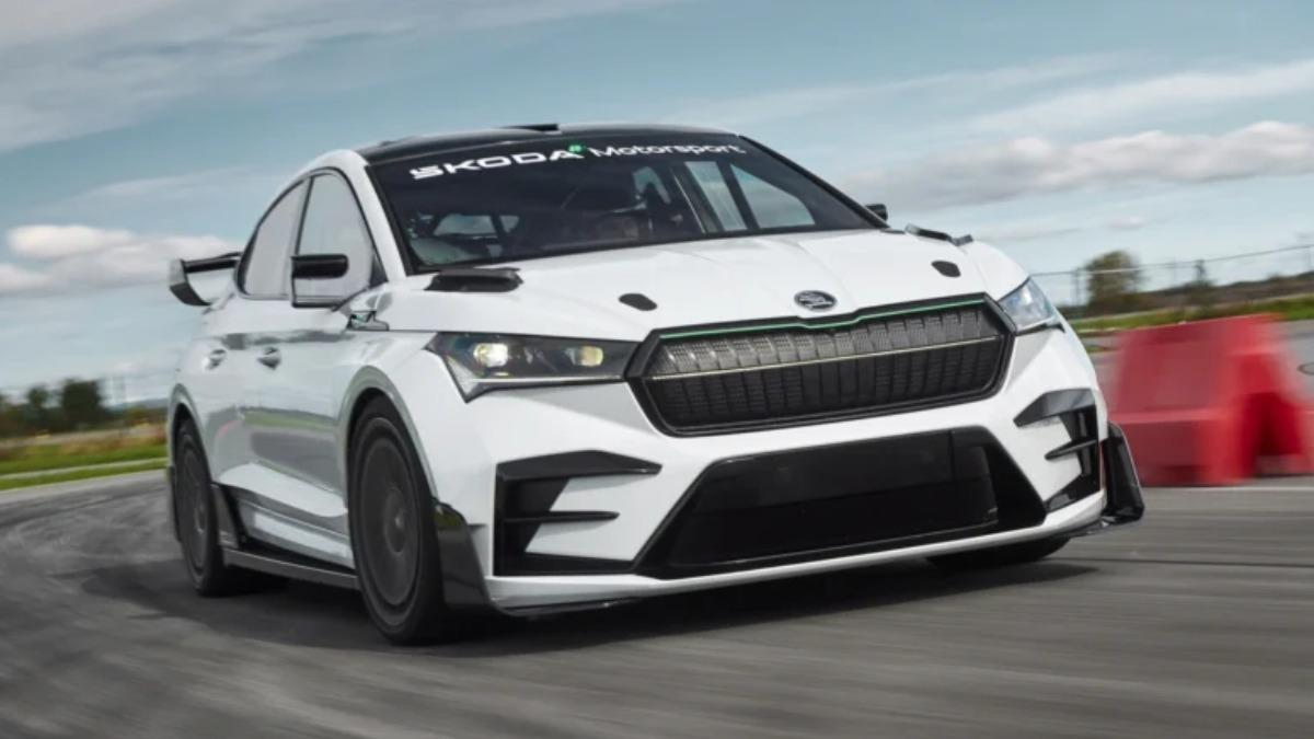 建立永續概念!純電賽車Enyaq Coupé RS登場
