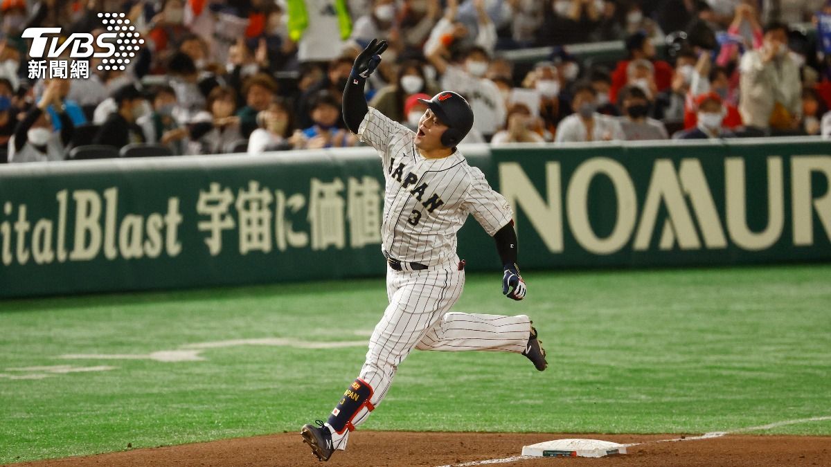 目前效力於橫濱DeNA海灣之星的牧秀悟,也入選12強賽日本武士隊。(圖/達志影像路透社)