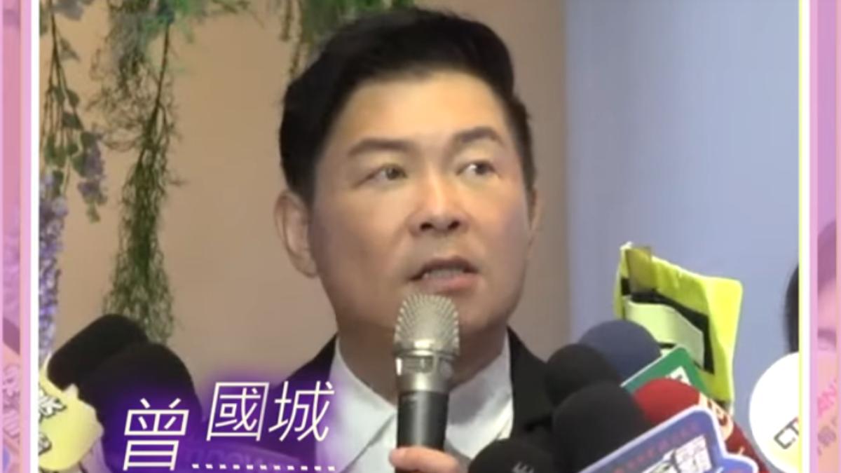 曾國城祝福新人「相濡以沫,莫忘初衷」。(圖/TVBS)