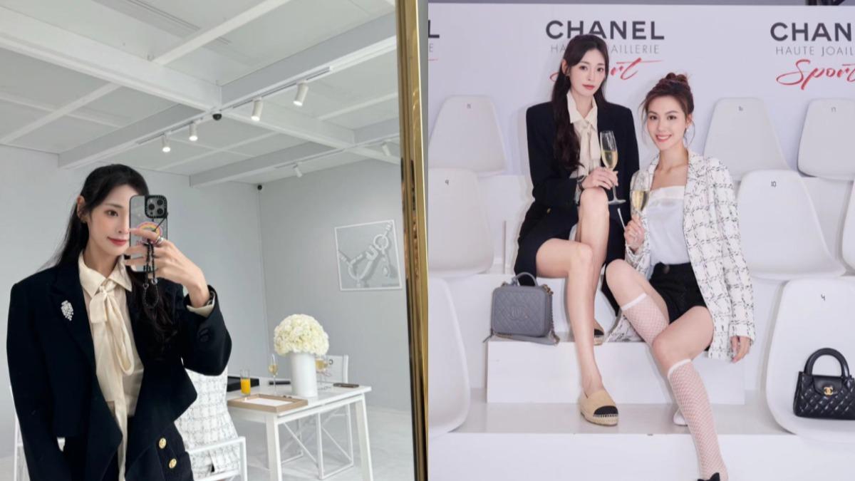 陳楨怡突然身價上漲,她獲邀出席CHANEL的高級珠寶展。(圖/翻攝自陳楨怡小紅書)