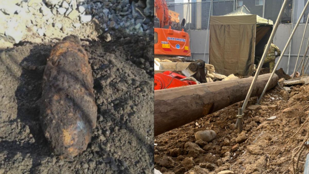 名古屋市中心疑發現「橄欖球狀未爆彈」　距政府大樓僅800公尺