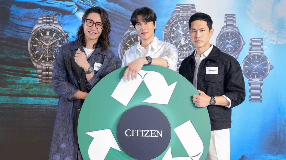 宇宙人笑稱戴上新錶的自己處在理想狀態。(圖/相信音樂提供)