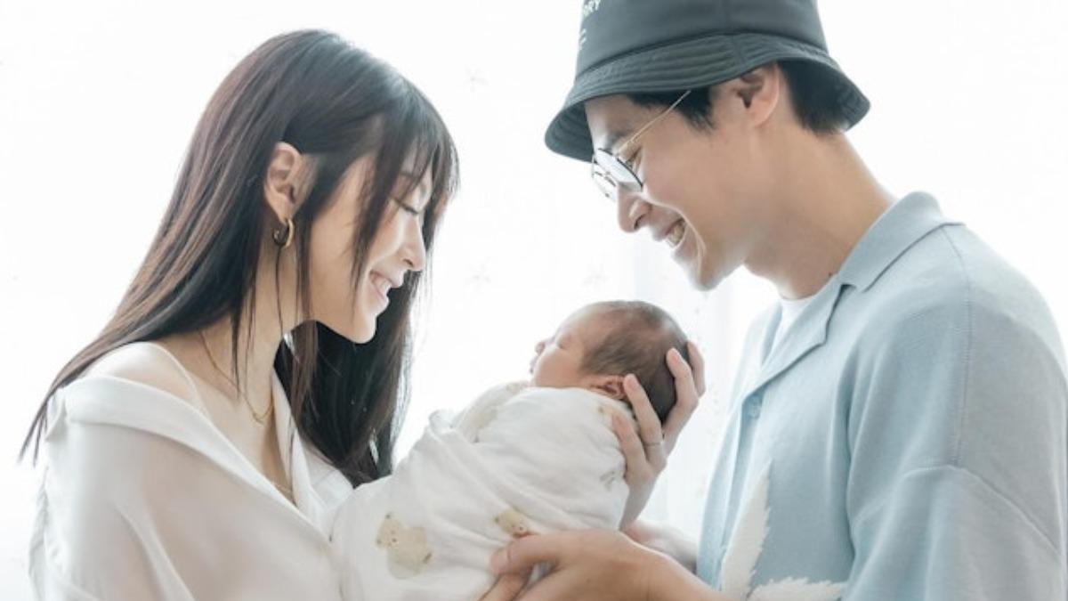 女星連詩雅與丈夫陳家樂、女兒陳星頤一家三口。（圖／翻攝自IG @shi_ga）